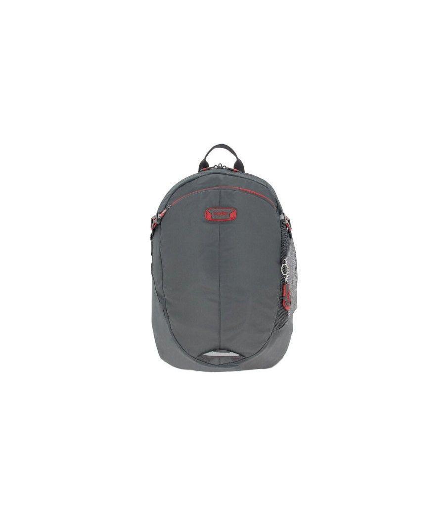 Mochila para portátil 14 color gris - deportto totto ma04ind673-2210f-g98