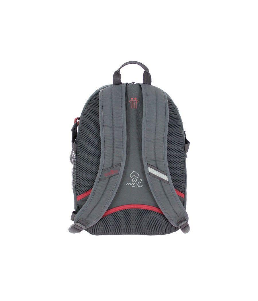 Mochila para portátil 14 color gris - deportto totto ma04ind673-2210f-g98