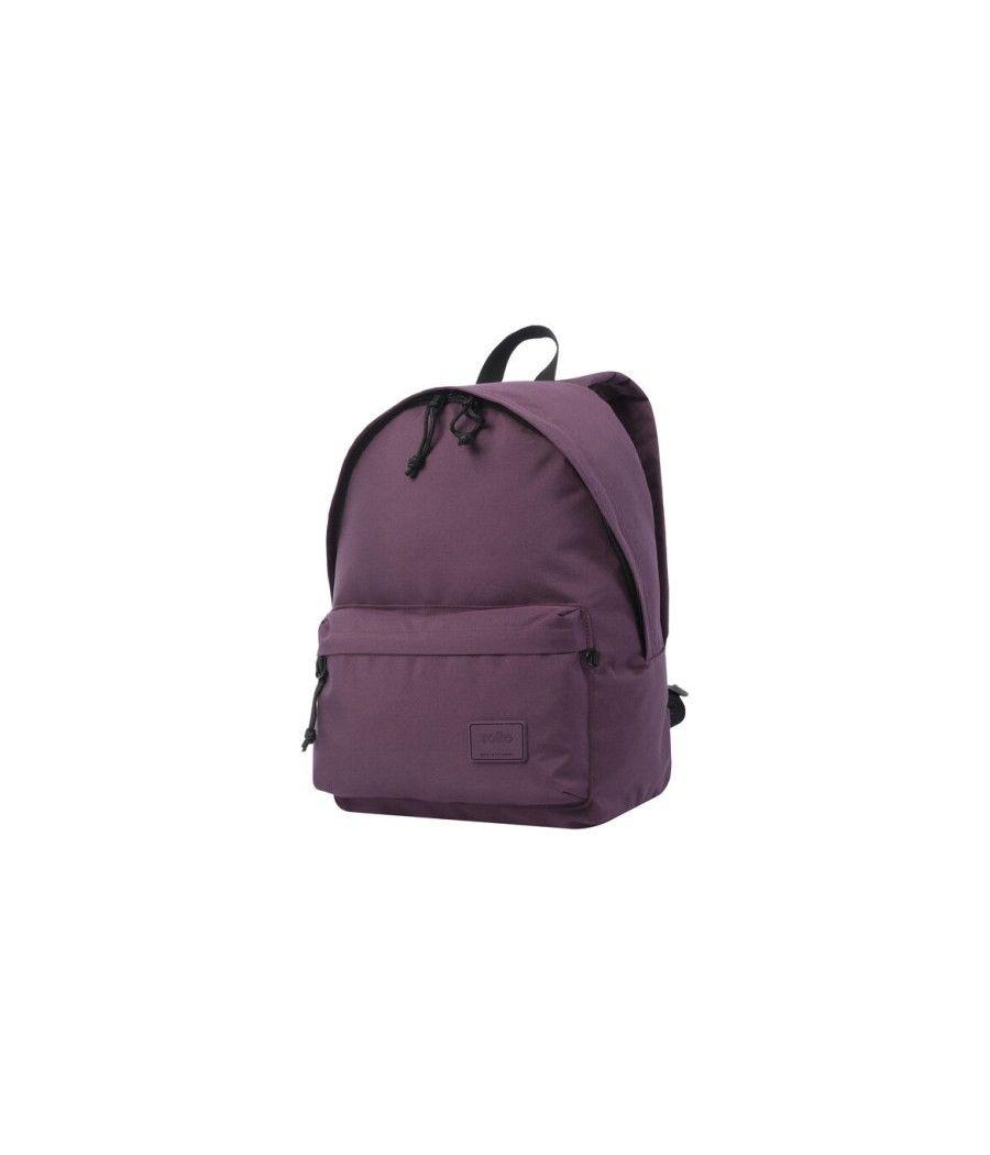 Pack mochila + estuche color morado - kalex totto ma04com093-22200-m50