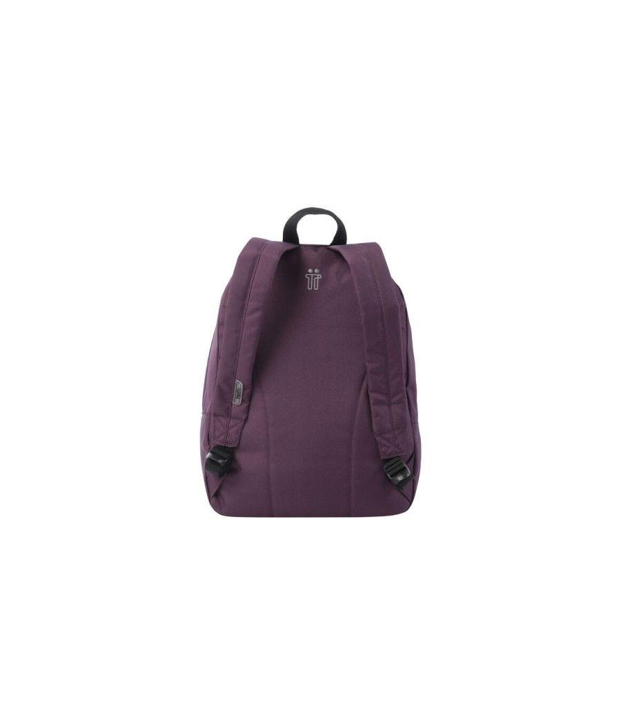 Pack mochila + estuche color morado - kalex totto ma04com093-22200-m50