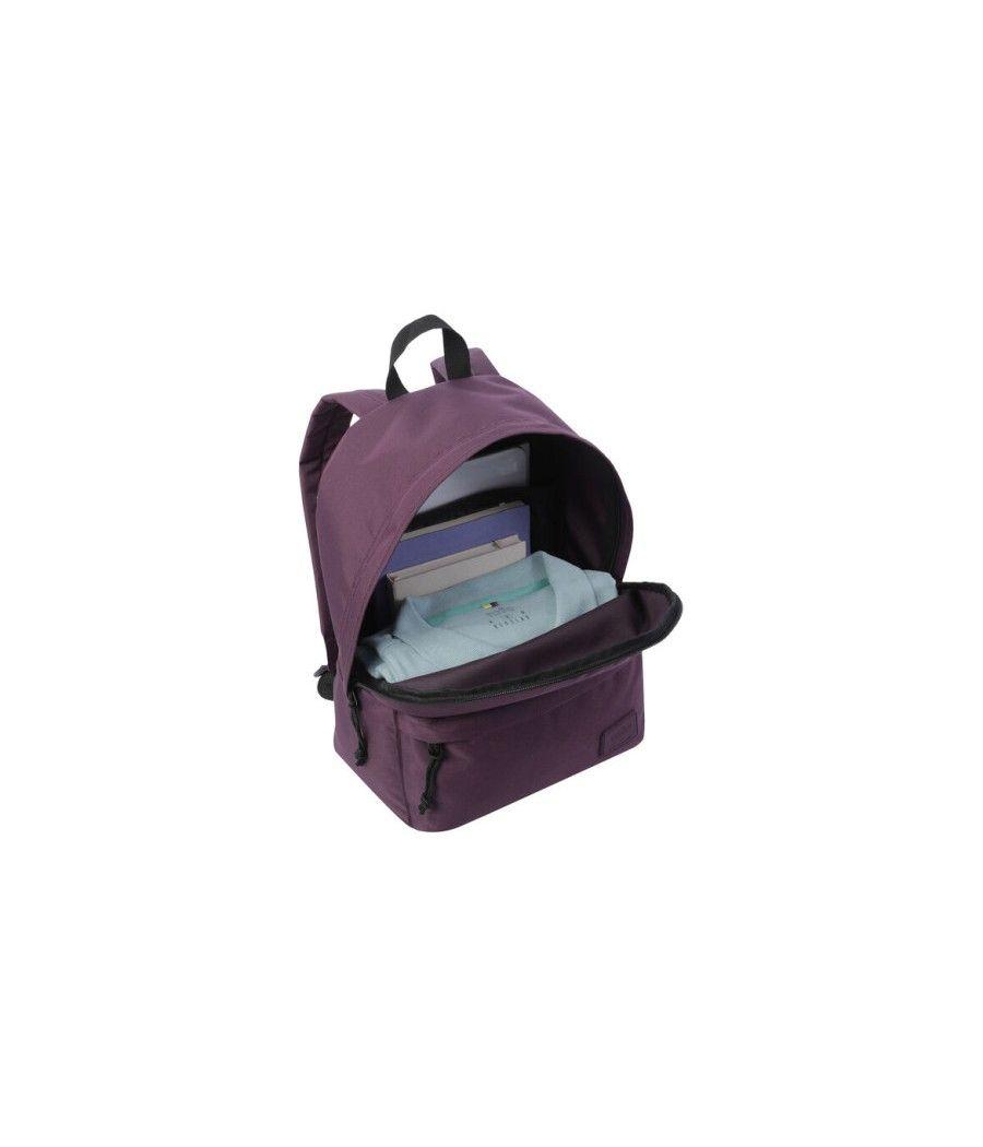 Pack mochila + estuche color morado - kalex totto ma04com093-22200-m50