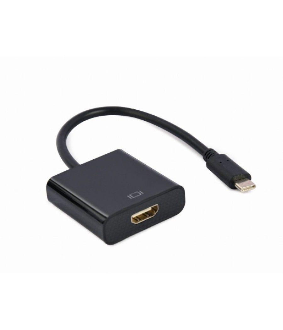 Cable adaptador usb tipo-c a hdmi 4k 30hz 15 cm negro