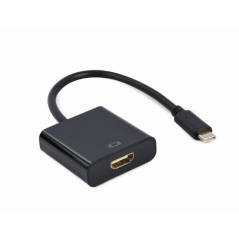 Cable adaptador usb tipo-c a hdmi 4k 60hz 15 cm negro