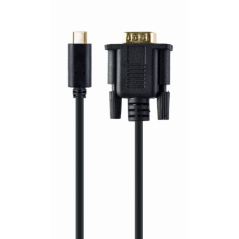 Adaptador usb c a vga m 2 m negro blister