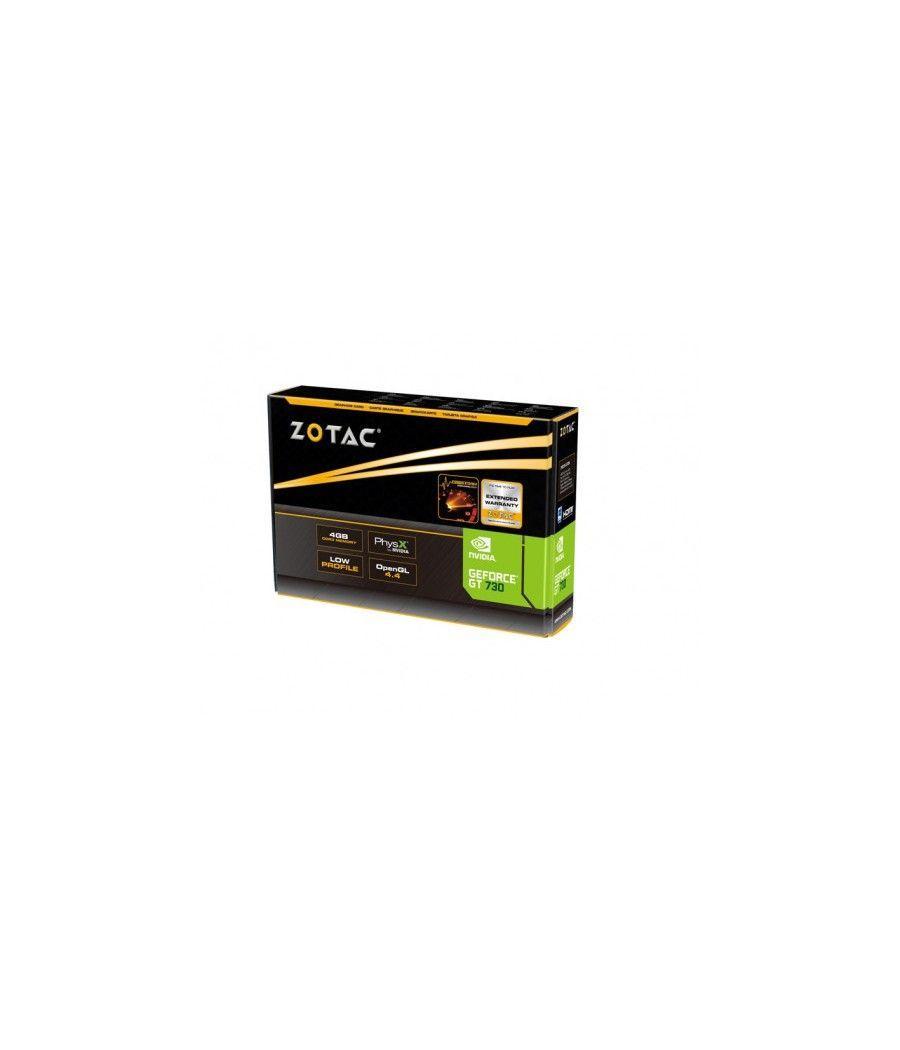 Zotac zt-71115-20l tarjeta gráfica nvidia geforce gt 730 4 gb gddr3