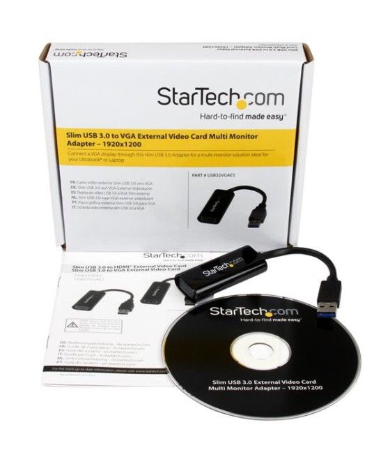StarTech.com Adaptador Gráfico Conversor USB 3.0 a VGA - Cable Convertidor Compacto de Vídeo - 1920x1200 / 1080p - Imagen 5
