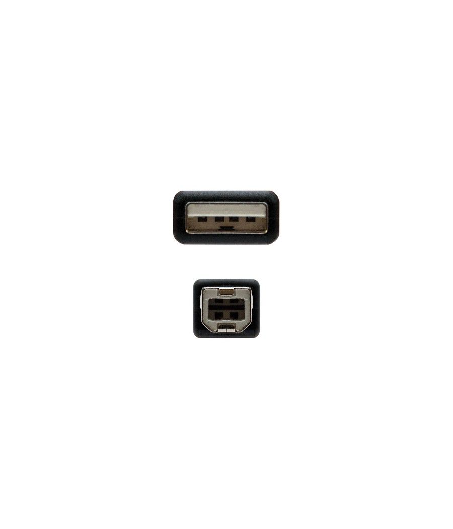 Nanocable CABLE USB 2.0 IMPRESORA, TIPO A/M-B/M, NEGRO, 3.0 M - Imagen 3