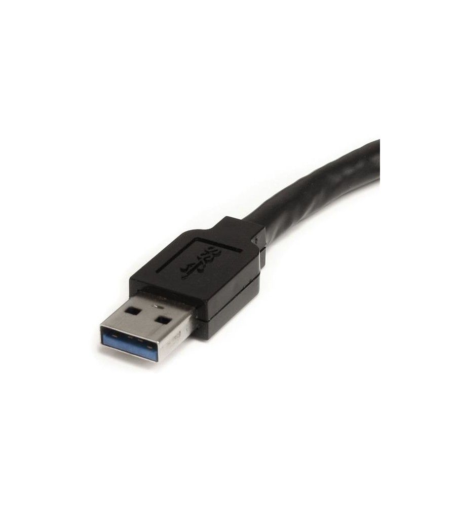 StarTech.com Cable Extensor Alargador USB 3.0 SuperSpeed Activo de 10m - USB A Macho a Hembra - Negro - Imagen 4