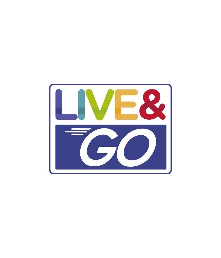 Oxford live & go plástico colores surtidos a4+ pack 10 unidades