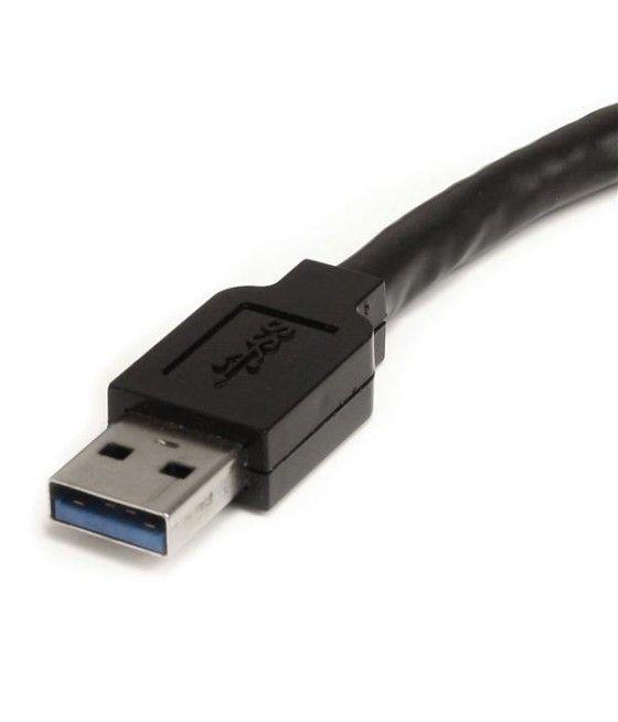StarTech.com Cable Extensor Alargador USB 3.0 SuperSpeed Activo de 3m - USB A Macho a Hembra - Negro - Imagen 4