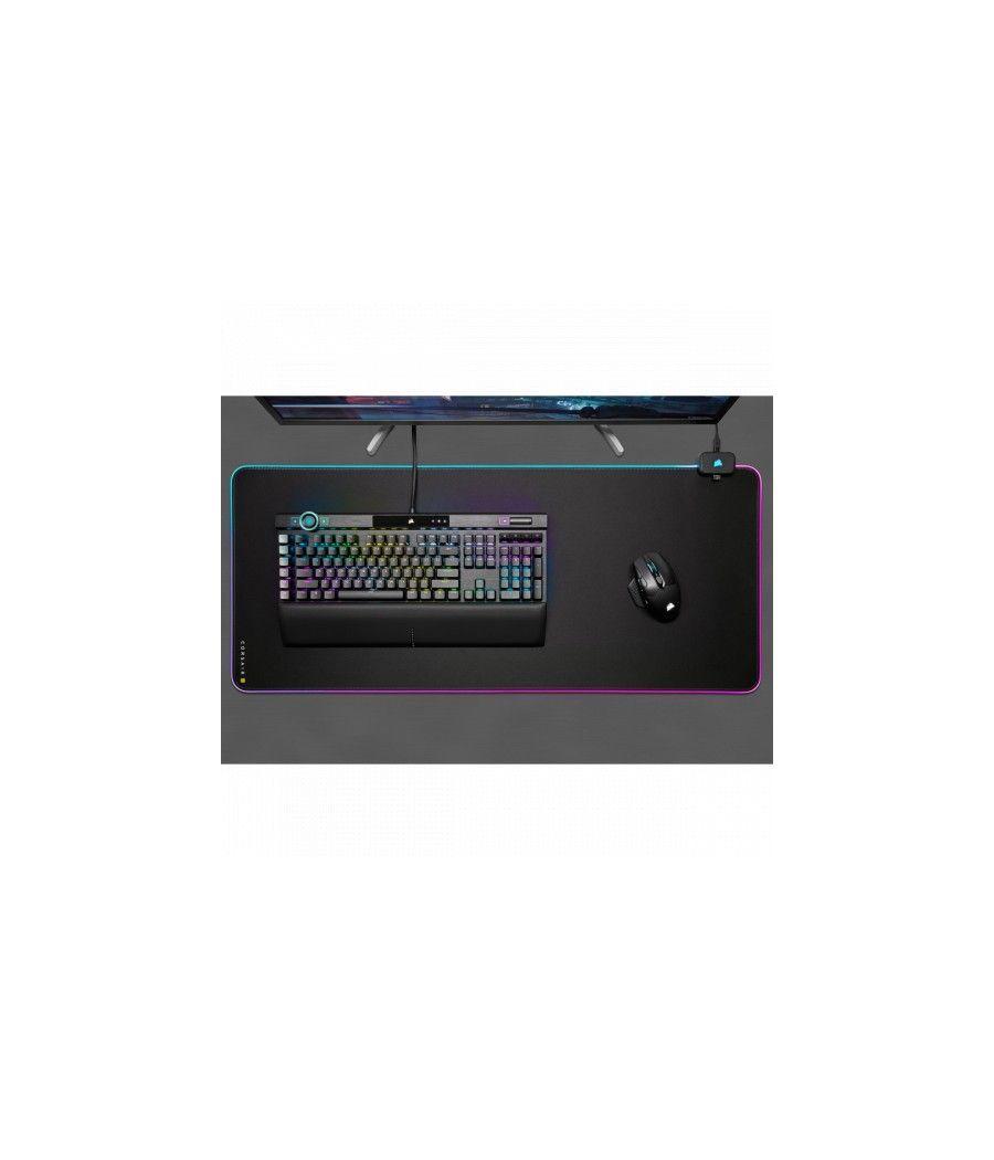 Corsair mm700 rgb alfombrilla de ratón para juegos negro