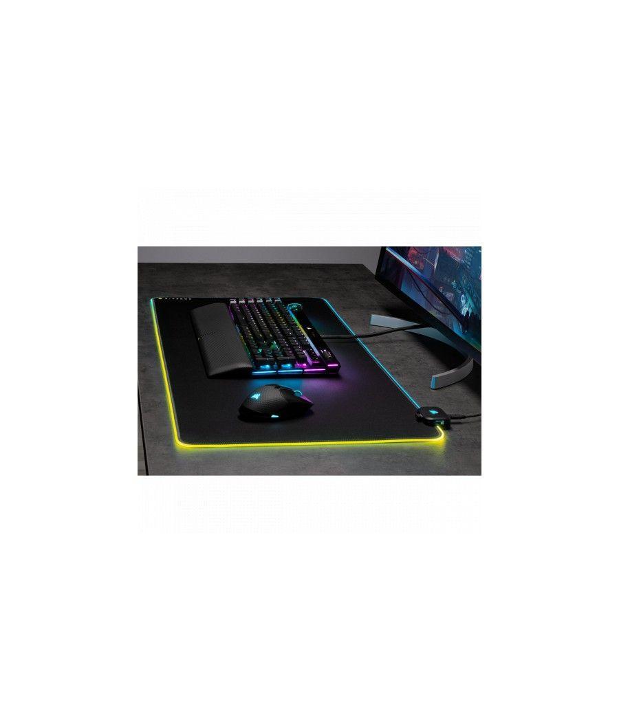 Corsair mm700 rgb alfombrilla de ratón para juegos negro