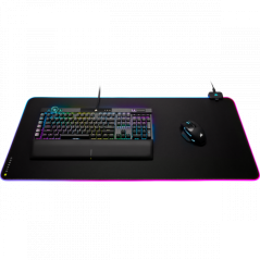 Corsair mm700 rgb alfombrilla de ratón para juegos negro