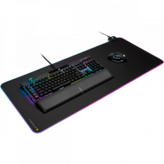 Corsair mm700 rgb alfombrilla de ratón para juegos negro