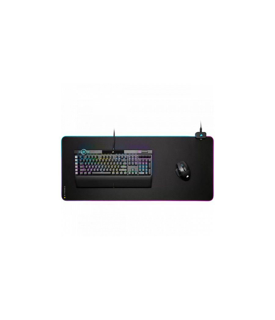 Corsair mm700 rgb alfombrilla de ratón para juegos negro