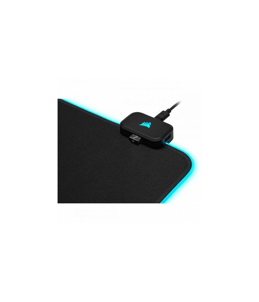 Corsair mm700 rgb alfombrilla de ratón para juegos negro