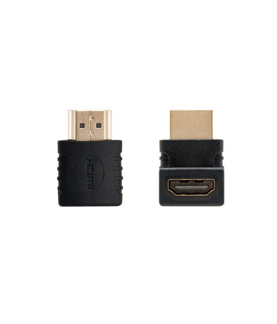 Nanocable 10.16.0011 cambiador de género para cable HDMI Negro - Imagen 1