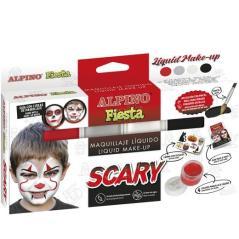 Alpino maquillaje líquido scary estuche 4u c/surtidos