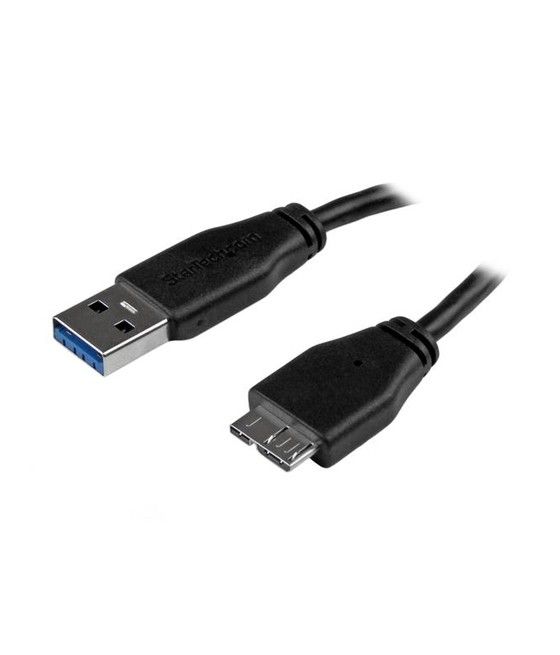 StarTech.com Cable de 3m USB 3.0 Delgado - A Macho a Micro B Macho - Imagen 1
