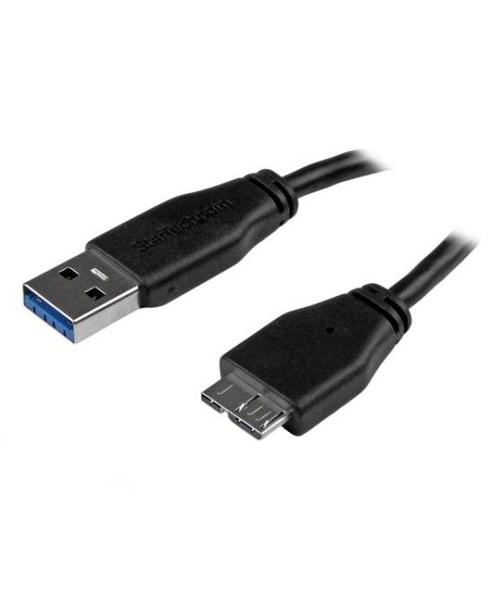 StarTech.com Cable de 3m USB 3.0 Delgado - A Macho a Micro B Macho