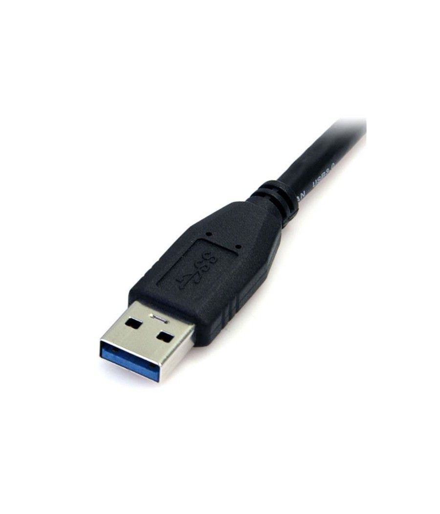 StarTech.com Cable 50cm USB 3.0 Super Speed SS Micro USB B Macho a USB A Macho Adaptador - Negro - Imagen 4