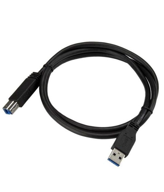 StarTech.com Cable Certificado 1m USB 3.0 Super Speed USB B Macho a USB A Macho Adaptador para Impresora - Negro - Imagen 5
