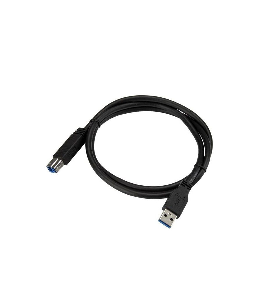 StarTech.com Cable Certificado 1m USB 3.0 Super Speed USB B Macho a USB A Macho Adaptador para Impresora - Negro - Imagen 5