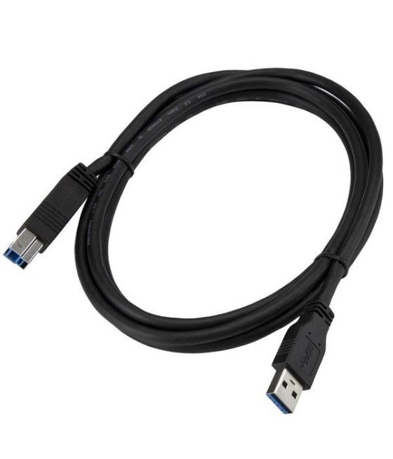 StarTech.com Cable Certificado 2m USB 3.0 Super Speed USB B Macho a USB A Macho Adaptador para Impresora - Negro - Imagen 5