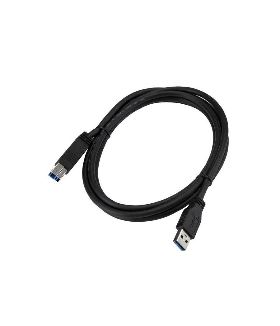 StarTech.com Cable Certificado 2m USB 3.0 Super Speed USB B Macho a USB A Macho Adaptador para Impresora - Negro - Imagen 5