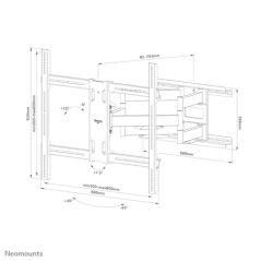 Neomounts by Newstar Select Neomounts soporte de pared para TV de alta resistencia