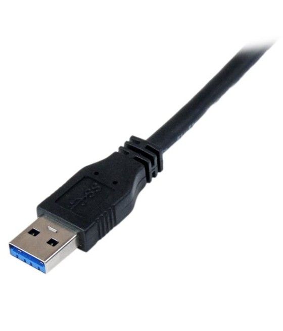 StarTech.com Cable Certificado 1m USB 3.0 Super Speed SS Micro USB B Macho a USB A Macho Adaptador - Negro - Imagen 3