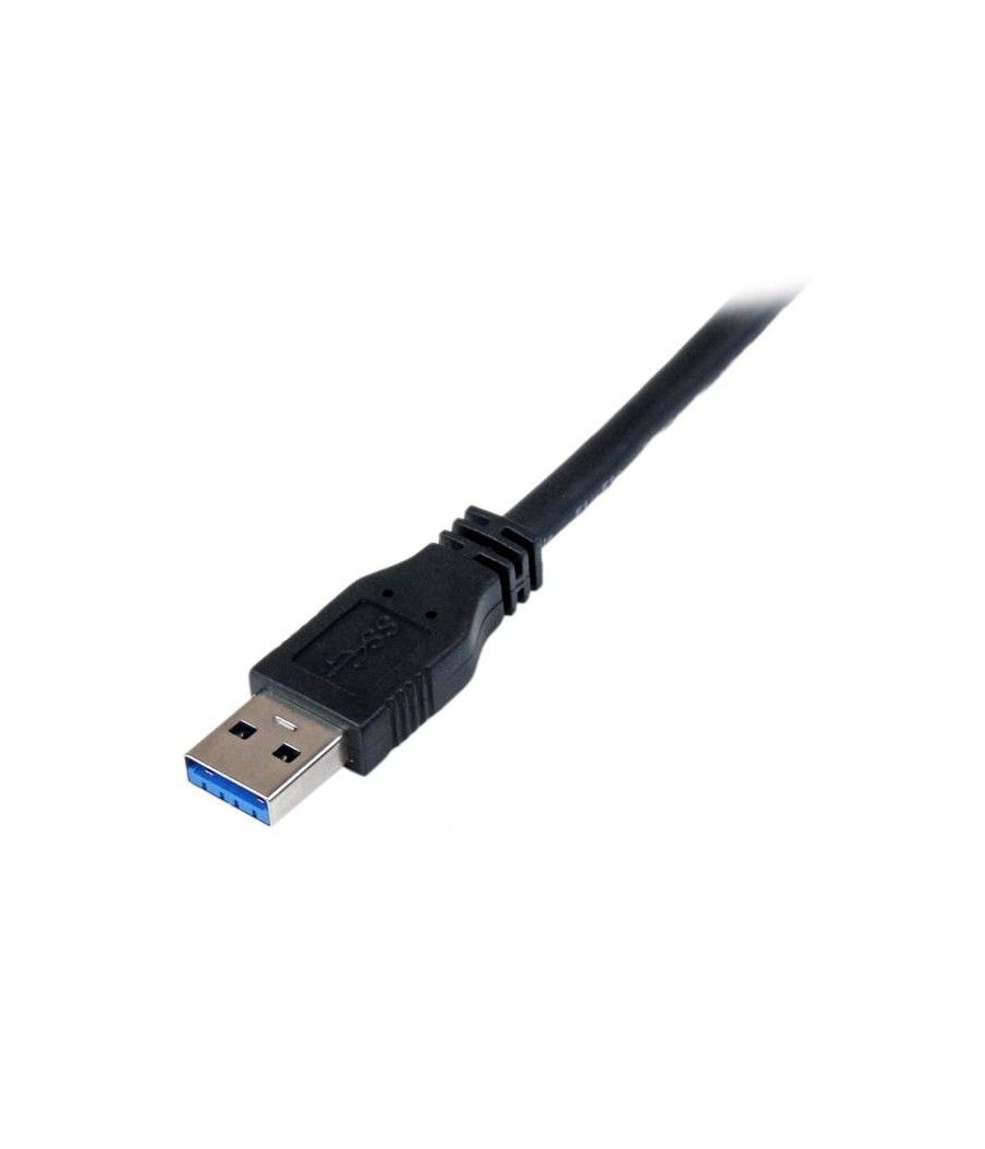 StarTech.com Cable Certificado 1m USB 3.0 Super Speed SS Micro USB B Macho a USB A Macho Adaptador - Negro - Imagen 3