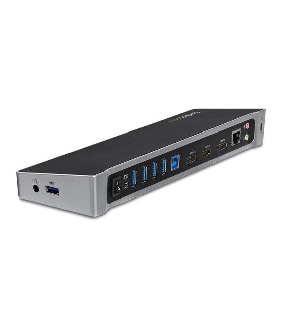 StarTech.com Docking Station USB 3.0 para Tres Monitores - 1x HDMI - 2x DisplayPort
