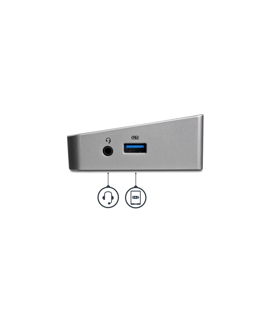 StarTech.com Docking Station USB 3.0 para Tres Monitores - 1x HDMI - 2x DisplayPort - Imagen 3