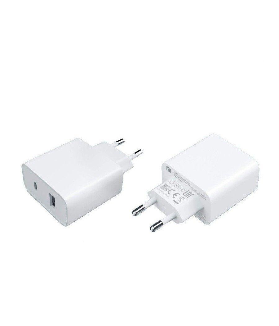 Cargador de pared xiaomi mi 33w wall charger/ 1xusb tipo-c/ 1xusb/ 33w