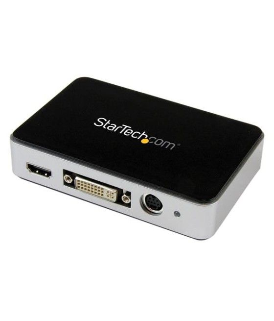 StarTech.com Capturadora de Vídeo USB 3.0 a HDMI, DVI, VGA y Vídeo por Componentes - Grabador de Vídeo HD 1080p 60fps