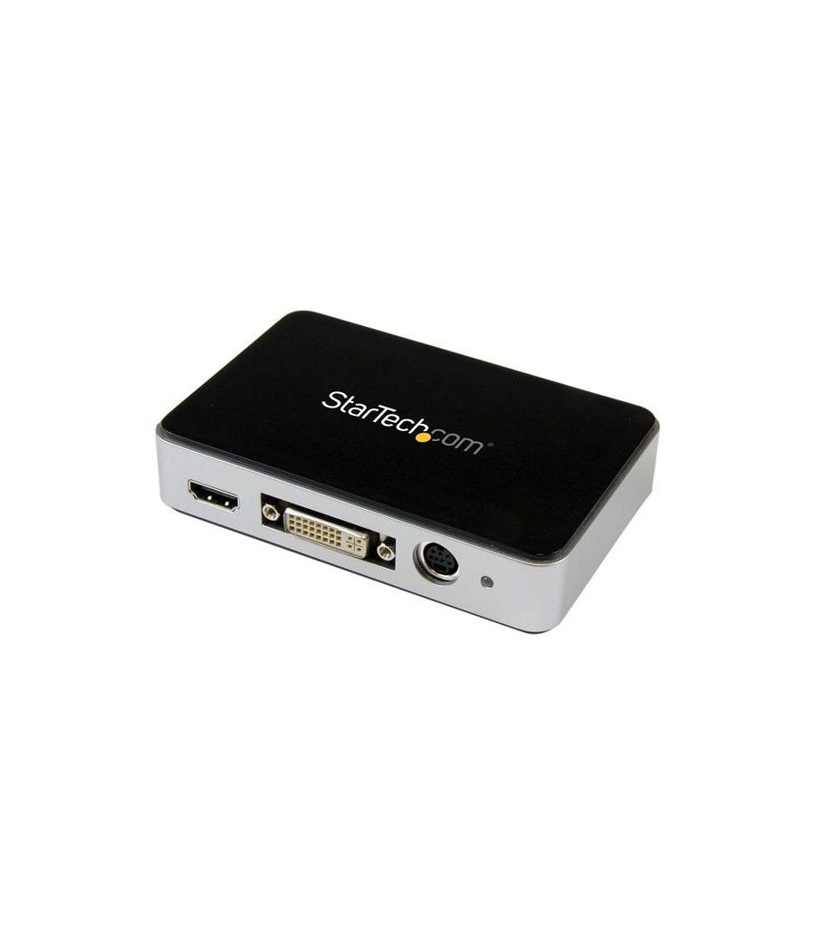 StarTech.com Capturadora de Vídeo USB 3.0 a HDMI, DVI, VGA y Vídeo por Componentes - Grabador de Vídeo HD 1080p 60fps - Imagen 2