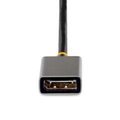 StarTech.com Cable 30cm Adaptador HDMI a DisplayPort - Activo - 4K 60Hz - Conversor HDMI 2.0 a DP 1.2 - HDR - Alimentado por el 