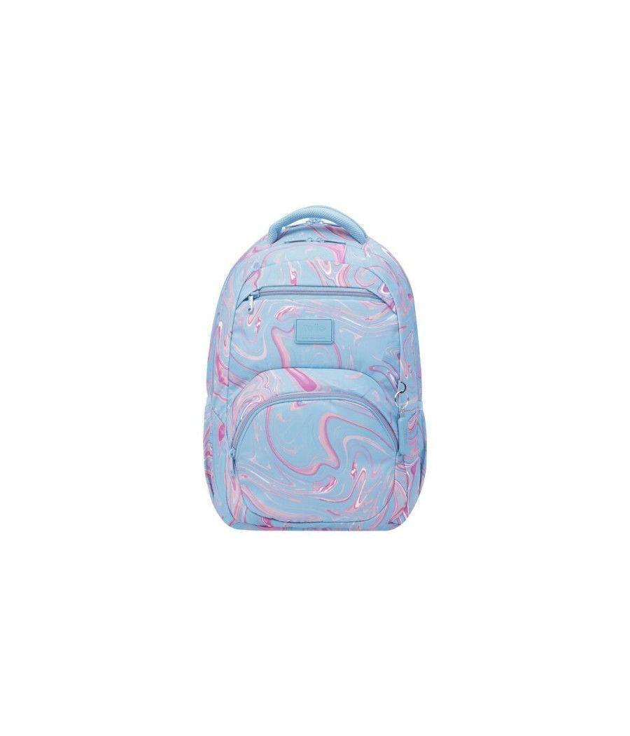 Mochila eco-friendly estampado verde y rosa - tracer 4 totto ma04trc004-2210g-3jx