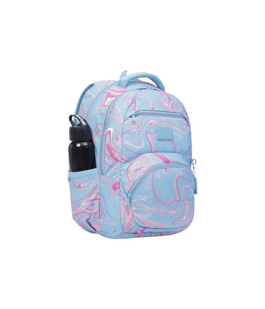 Mochila eco-friendly estampado verde y rosa - tracer 4 totto ma04trc004-2210g-3jx