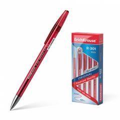 Bolígrafo de gel r-301 original gel 0.5, color de la tinta: rojo erich krause 42722 pack 12 unidades
