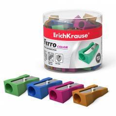 Sacapuntas de aluminio ferro color, various colores erich krause 38014 pack 24 unidades