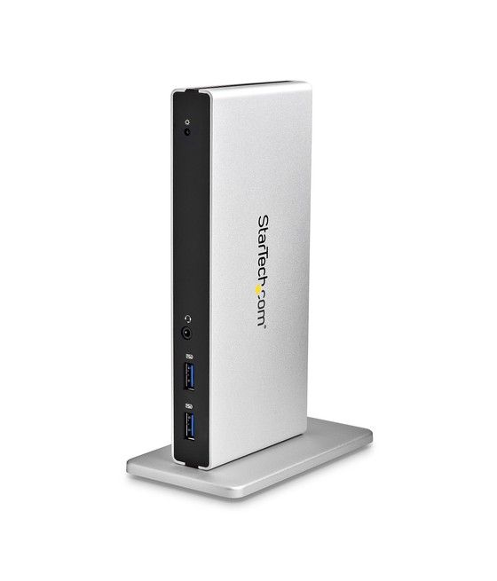 StarTech.com Docking Station USB 3.0 para Dos Monitores con DVI y Soporte Vertical - Imagen 1