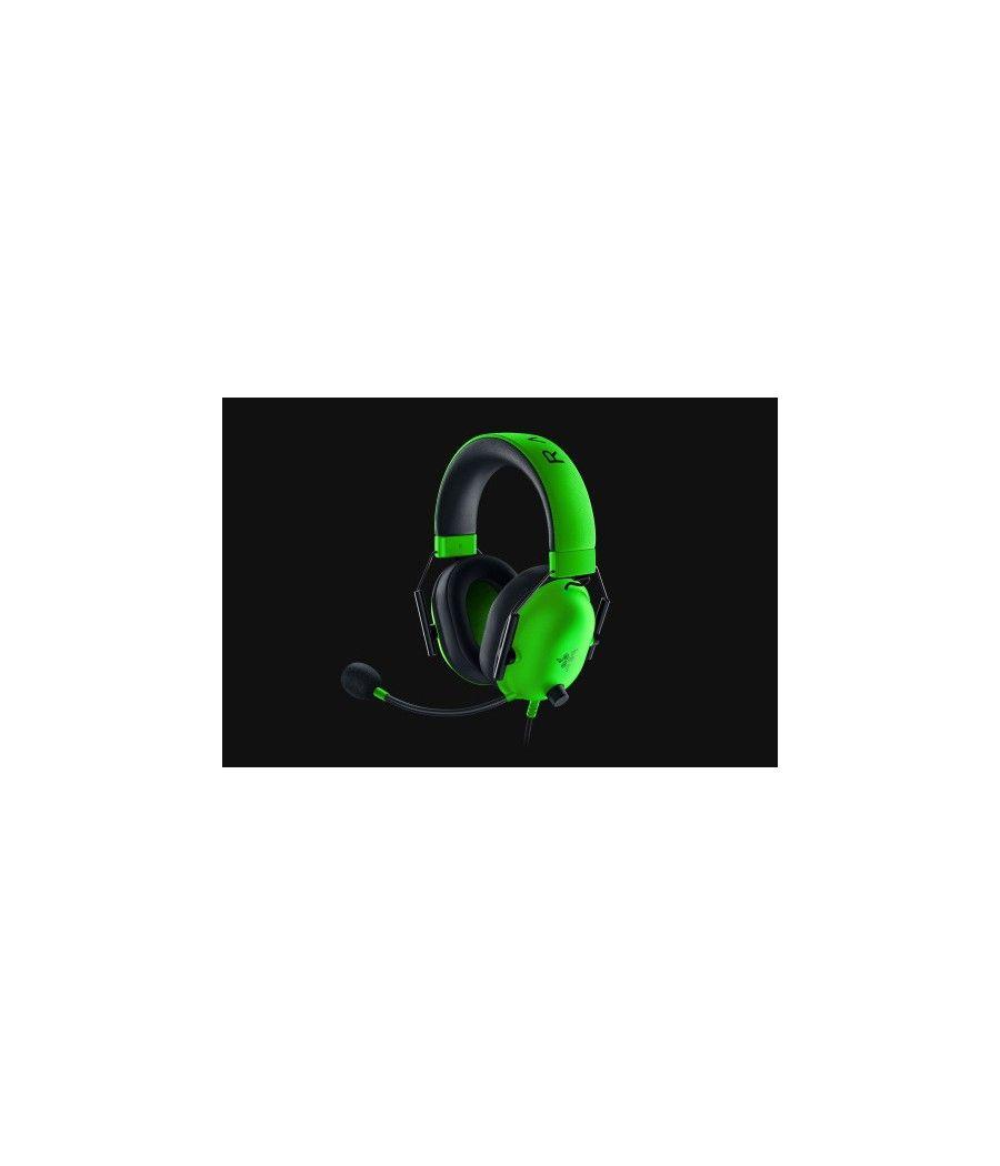 Razer blackshark v2 x auriculares alámbrico diadema juego verde, negro