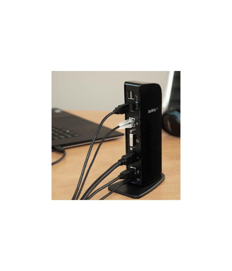 StarTech.com Docking Station USB 3.0 para Dos Monitores con HDMI - DVI - 6x Puertos USB - Imagen 3