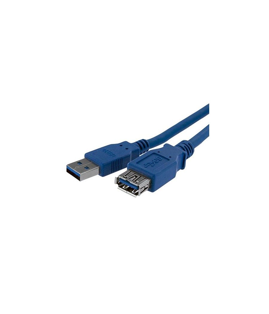 StarTech.com Cable 1m Extensión Alargador USB 3.0 SuperSpeed - Macho a Hembra USB A - Extensor - Azul - Imagen 1