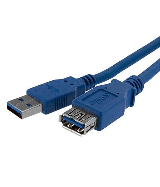 StarTech.com Cable 1m Extensión Alargador USB 3.0 SuperSpeed - Macho a Hembra USB A - Extensor - Azul - Imagen 2