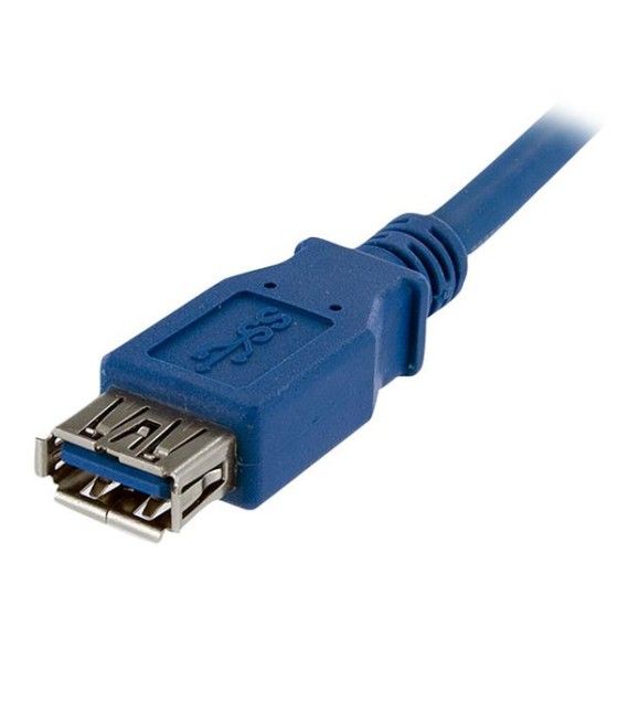StarTech.com Cable 1m Extensión Alargador USB 3.0 SuperSpeed - Macho a Hembra USB A - Extensor - Azul - Imagen 3
