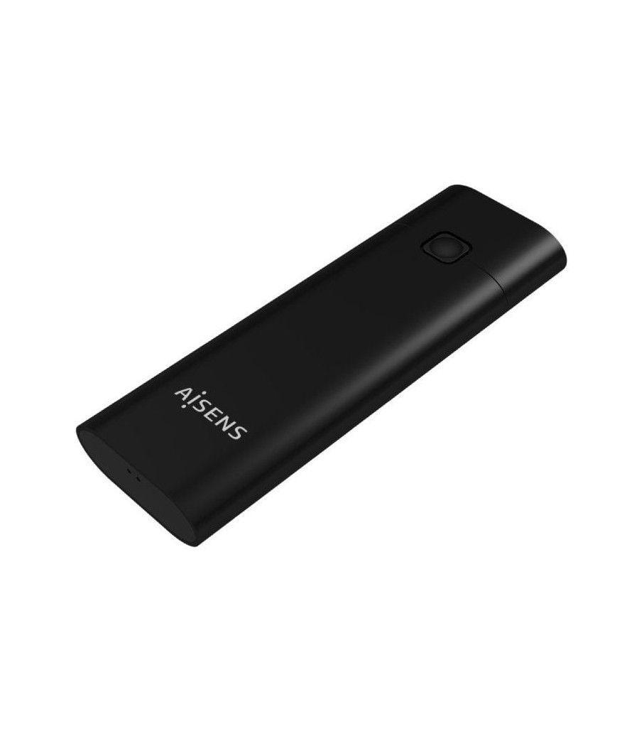 Caja externa para disco ssd m.2 nvme aisens asm2-020b/ usb 3.1 gen2/ sin tornillos