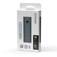 Caja externa para disco ssd m.2 nvme aisens asm2-021gr/ usb 3.1 gen2/ sin tornillos